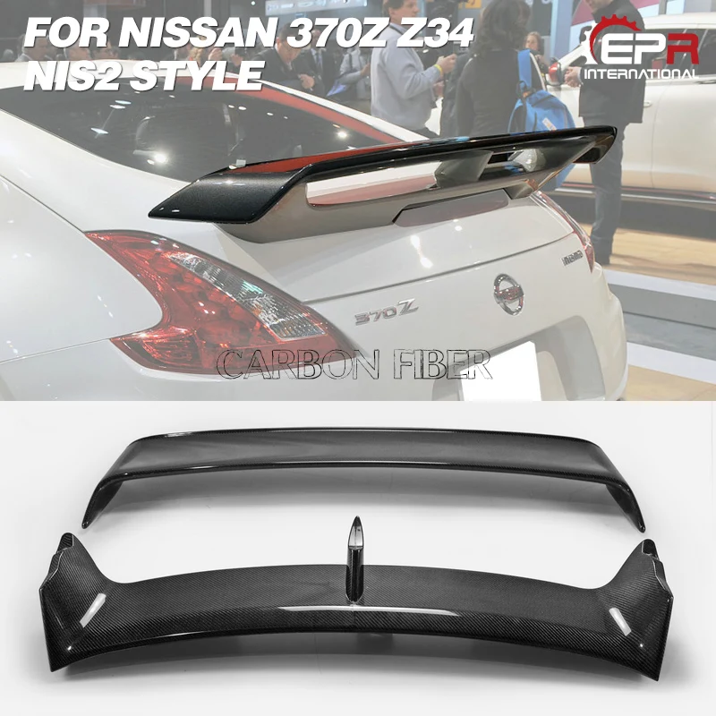 For fairlady 370Z Z34 2009-2017 NSM2 Style Carbon / Glass Fiber FRP Rear Spoiler Wing Lip Body Kit Tuning Trim 
For fairlady 370Z Z34 2009-2017 NSM2 Style Carbon / Glass Fiber FRP Rear Spoiler Wing Lip Body Kit Tuning Trim
