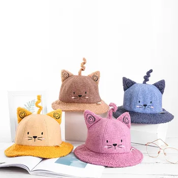 Fashion Cute Baby Boy Hat Autumn Winter Baby Girl Bucket Caps Infant Toddler Beanie Hat Cartoon Cat Baby Hat
Fashion Cute Baby Boy Hat Autumn Winter Baby Girl Bucket Caps Infant Toddler Beanie Hat Cartoon Cat Baby Hat