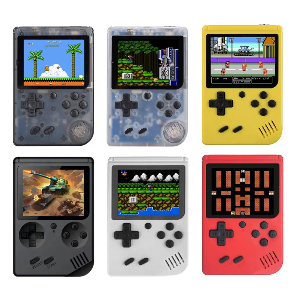 pocketgo consola retro game mini handheld players 8 bit classic