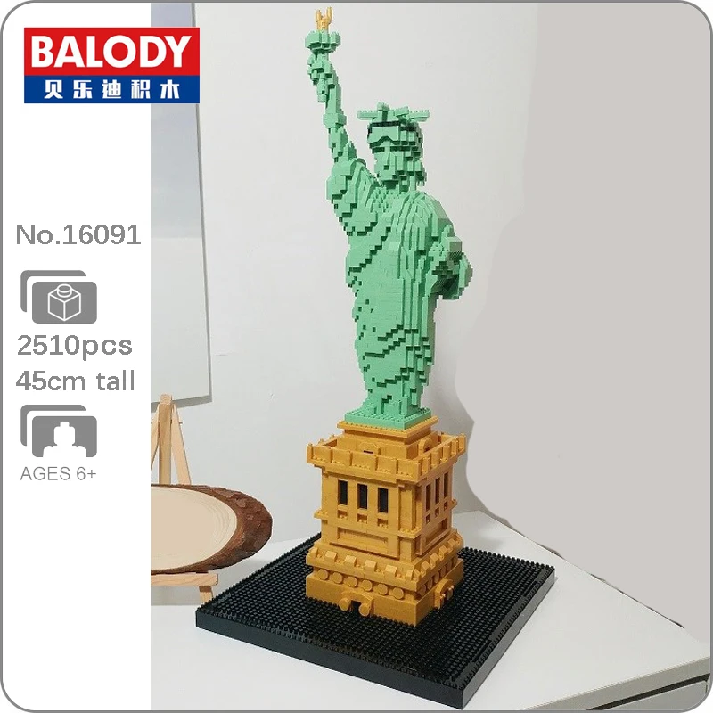 Balody World Famous Architecture Statue of Liberty Building Blocks 3D Model Mini Diamond Bricks Assemble Building Toy for Boys
Balody World Famous Architecture Statue of Liberty Building Blocks 3D Model Mini Diamond Bricks Assemble Building Toy for Boys