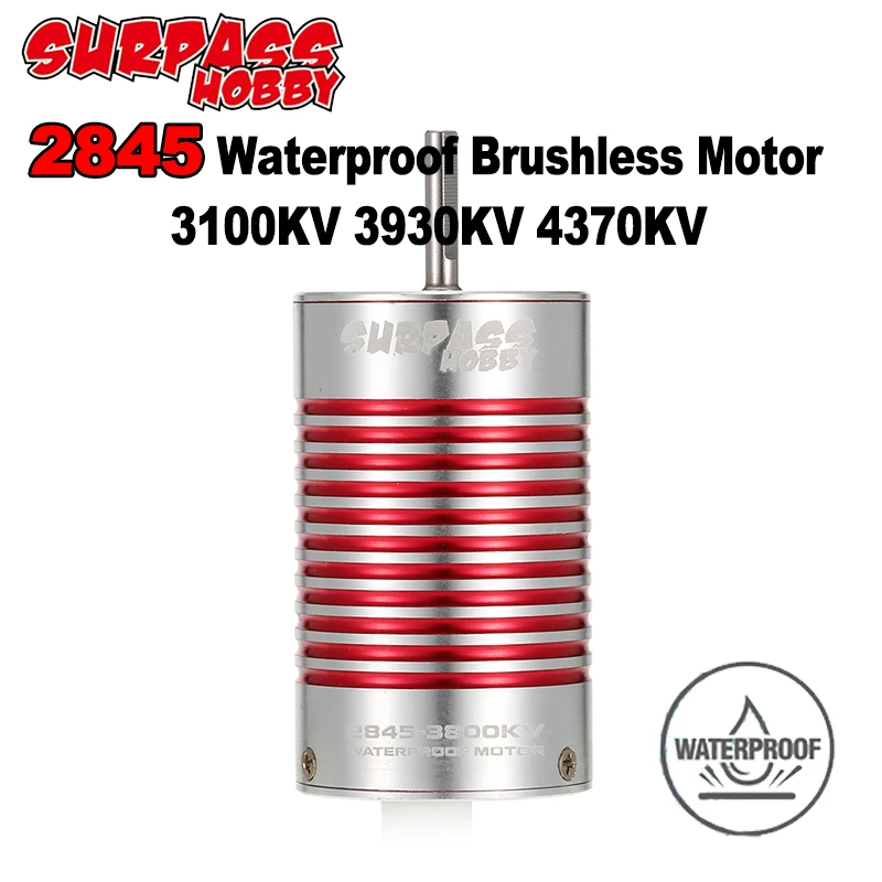 Surpass Hobby Platinum Waterproof Series 2845 Brushless Motor 4370KV 3100KV 45A ESC for 1/14 1/12 RC Car Remote Control Toys
Surpass Hobby Platinum Waterproof Series 2845 Brushless Motor 4370KV 3100KV 45A ESC for 1/14 1/12 RC Car Remote Control Toys