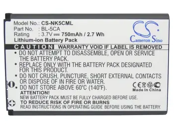 Cameron Sino BK-BL-5C Battery for Anycool Enjoy W02 BANNO GT03B BBK VIVO K118 VIVO K119 VIVO K201 VIVO K202 750mAh
Cameron Sino BK-BL-5C Battery for Anycool Enjoy W02 BANNO GT03B BBK VIVO K118 VIVO K119 VIVO K201 VIVO K202 750mAh
