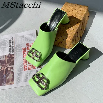 MStacchi High Heels Flip Flop Women Outdoor Square Toe Slip-On Shoes Woman Candy Colors High Heels Shoes Ladies Casual Sandals 
MStacchi High Heels Flip Flop Women Outdoor Square Toe Slip-On Shoes Woman Candy Colors High Heels Shoes Ladies Casual Sandals