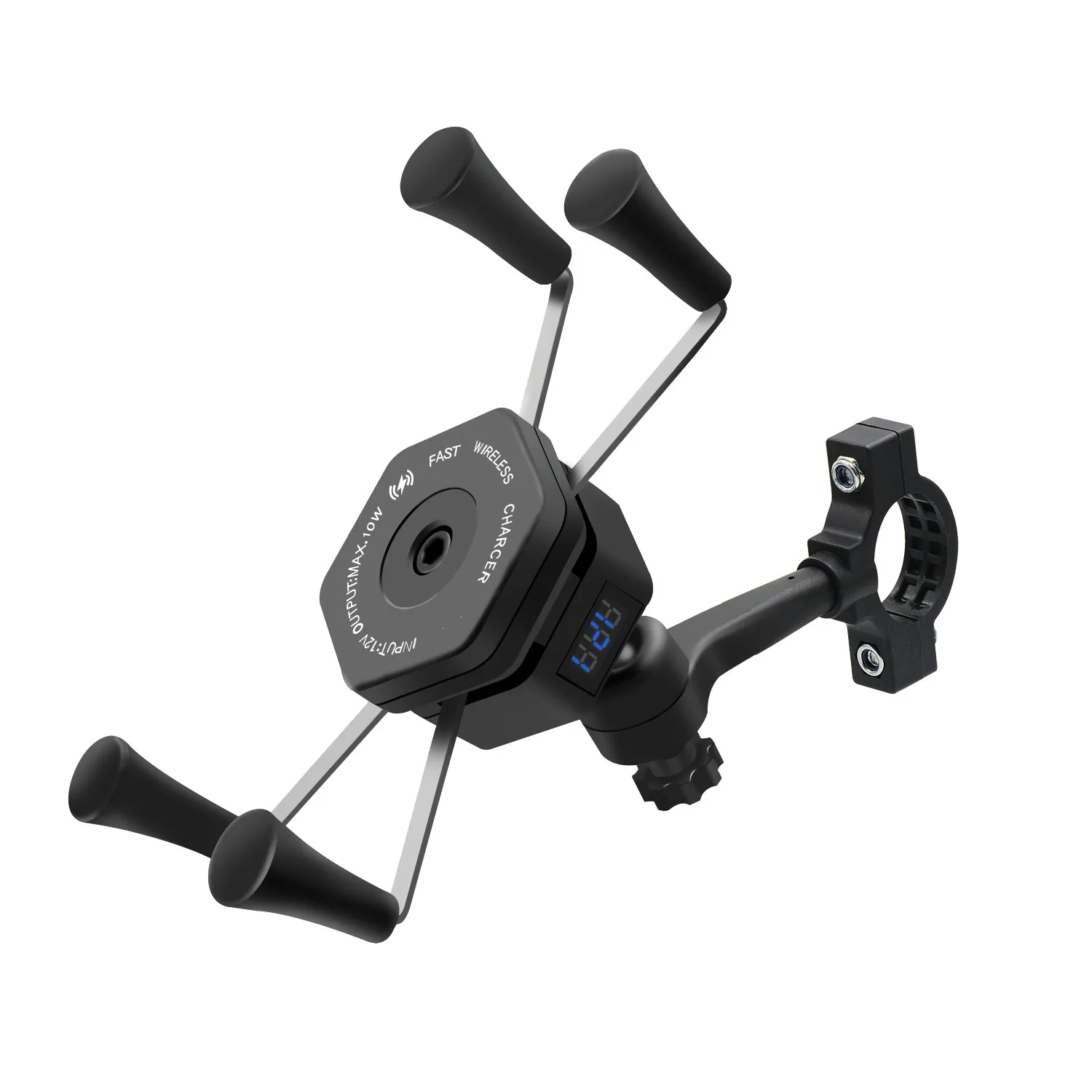 12V Motorcycle USB 2.1A Qi Wireless Charger Holder Mount Stand X-Grip with Voltmeter Holders USB Charging Equipment Mobility
12V Motorcycle USB 2.1A Qi Wireless Charger Holder Mount Stand X-Grip with Voltmeter Holders USB Charging Equipment Mobility
