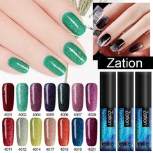 Zation 5ml 네온 매니큐어 젤 필요 uv led 램프베이스 탑 코트 네온 젤 래커 uv 하이브리드 매니큐어 네일 아트 바니쉬(China)
