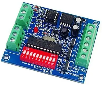 3 Channel DMX512 Controller Driver DMX Decoder 15A For RGB Led 
3 Channel DMX512 Controller Driver DMX Decoder 15A For RGB Led