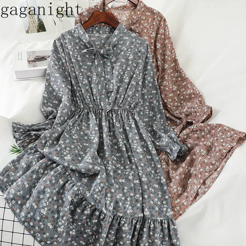 Gaganight Sweet Flower Women Maxi Dress Long Sleeve Bow Collar Casual Lady Swing Holiday Dresses Ruffles Korean Spring Vestidos
Gaganight Sweet Flower Women Maxi Dress Long Sleeve Bow Collar Casual Lady Swing Holiday Dresses Ruffles Korean Spring Vestidos