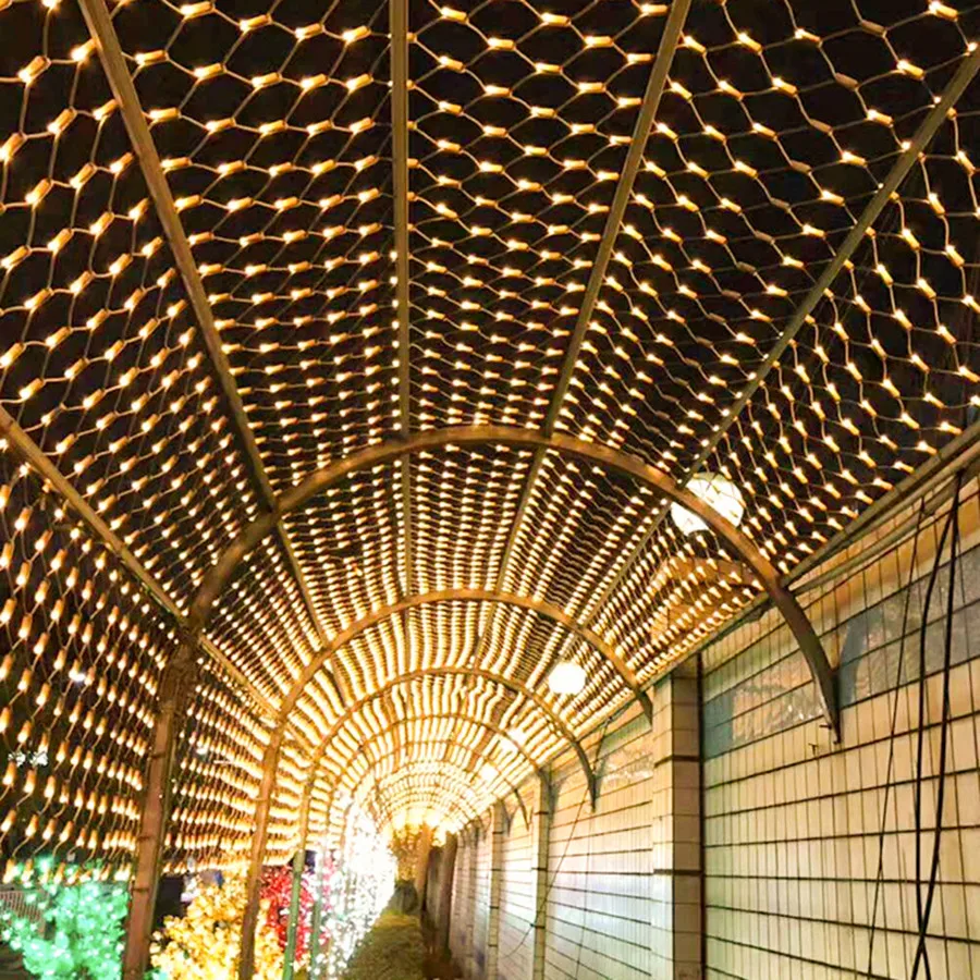 Thrisdar 6X4M 672LED Outdoor Garden Backyard Led Net Mesh String Light Christmas Tree Hotel Street Wedding Fairy Net Light
Thrisdar 6X4M 672LED Outdoor Garden Backyard Led Net Mesh String Light Christmas Tree Hotel Street Wedding Fairy Net Light