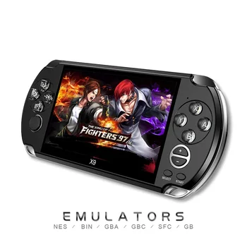 High Quality 5-inch Large TFT Screen X9 Handheld Game Mp4 Player Game Player Support Camera Multimedia Video Game Console
High Quality 5-inch Large TFT Screen X9 Handheld Game Mp4 Player Game Player Support Camera Multimedia Video Game Console