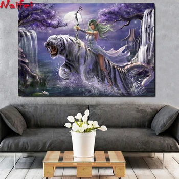 Full Square round Drill 5D DIY Fantasy girl green hair elf bow tiger diamond painting Cross Stitch 3D Embroidery Kits home decor
Full Square round Drill 5D DIY Fantasy girl green hair elf bow tiger diamond painting Cross Stitch 3D Embroidery Kits home decor