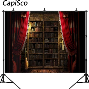 Capisco Halloween Themed Photography Backdrop Curtain Floor Bookshelf Magical Broom Background Photo Studio Booth Props 
Capisco Halloween Themed Photography Backdrop Curtain Floor Bookshelf Magical Broom Background Photo Studio Booth Props