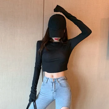 NEW A new trend of short tight long bottoming blouse for women in spring and summer 2020
NEW A new trend of short tight long bottoming blouse for women in spring and summer 2020