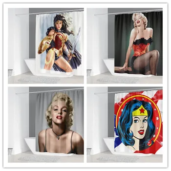 New Products 3D Sexy Women Shower Curtain Hot Sale Waterproof Bathroom Curtain With 12 Hooks 150*180
New Products 3D Sexy Women Shower Curtain Hot Sale Waterproof Bathroom Curtain With 12 Hooks 150*180