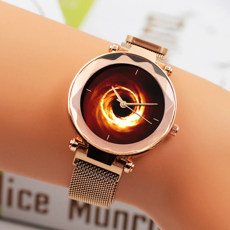 2019 Best Watch Women Luxury Black Hole Starry Sky Ladies Quartz Wrist Watches Magnet Steel Mesh Female Clock 2019 relojes mujer
2019 Best Watch Women Luxury Black Hole Starry Sky Ladies Quartz Wrist Watches Magnet Steel Mesh Female Clock 2019 relojes mujer