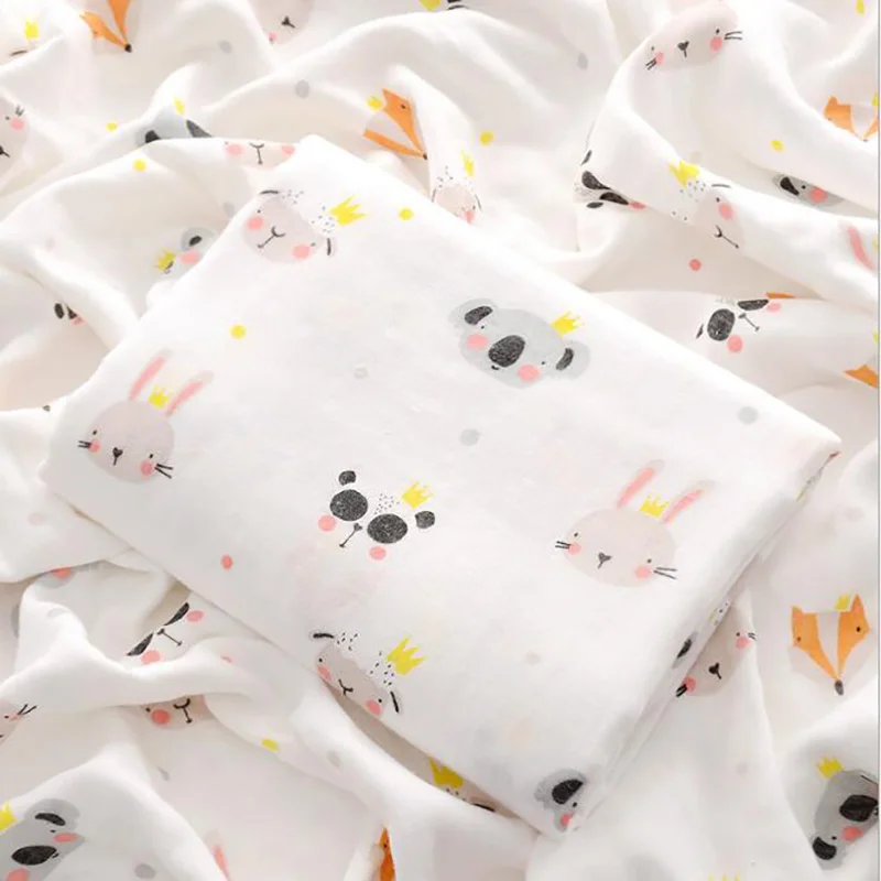 0-3 months baby bath towel muslin wraps Swaddling newborn baby stroller quiltblanket gauze cotton soft 110*140cm
0-3 months baby bath towel muslin wraps Swaddling newborn baby stroller quiltblanket gauze cotton soft 110*140cm