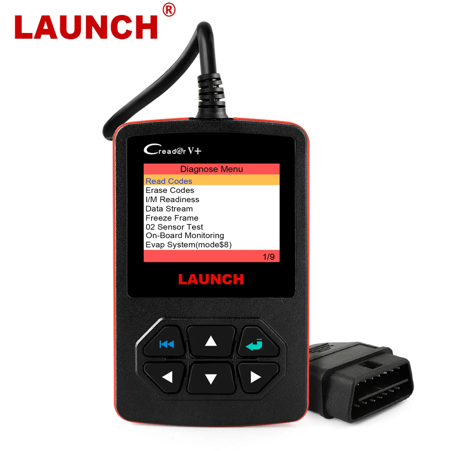 Диагностический сканер Launch Creader V + OBD2 многоязычный инструмент для чтения кода