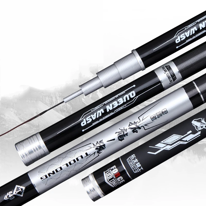 Fishing rod carbon super hard and ultra light platform fishing rod 19 offset 28 adjustment rod wild fishing 3.6m-5.7m telescopic
Fishing rod carbon super hard and ultra light platform fishing rod 19 offset 28 adjustment rod wild fishing 3.6m-5.7m telescopic