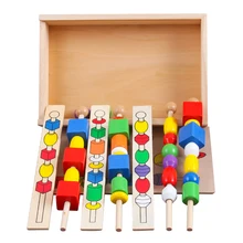 Bead Sequencing Set Shape Color Sorting Montessori Educational Wooden Toys Toddler Kids Early Learning
Bead Sequencing Set Shape Color Sorting Montessori Educational Wooden Toys Toddler Kids Early Learning