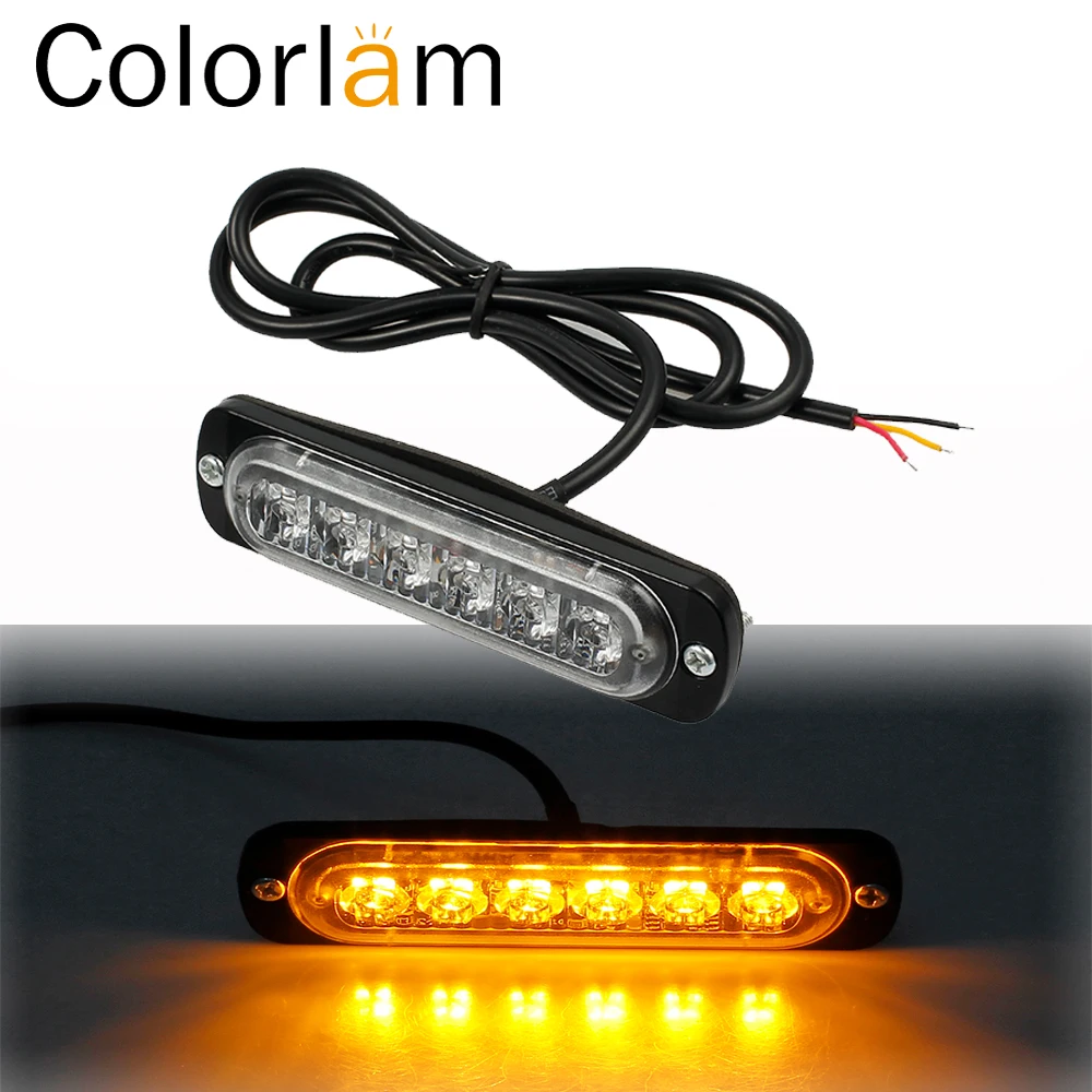 Colorlam, 2 шт., 12 В/24 В постоянного тока, 6 светодиодов, янтарсветильник свет, автомобисветильник аварийный свет, восстановление, стробосветильник, 18 мигающих режимов для универсального автомобиля
Colorlam, 2 шт., 12 В/24 В постоянного тока, 6 светодиодов, янтарсветильник свет, автомобисветильник аварийный свет, восстановление, стробосветильник, 18 мигающих режимов для универсального автомобиля