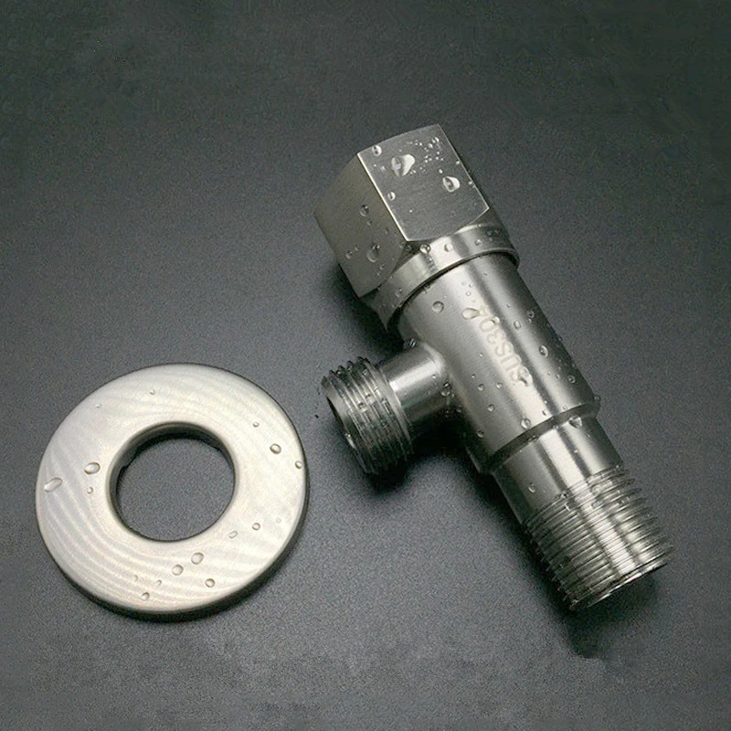 Stainless Steel Angle Valve G1/2 Thread Triangle Valve Hot and Cold Water Valve Bathroom Connector for Toilet Basin Water Heater
Stainless Steel Angle Valve G1/2 Thread Triangle Valve Hot and Cold Water Valve Bathroom Connector for Toilet Basin Water Heater