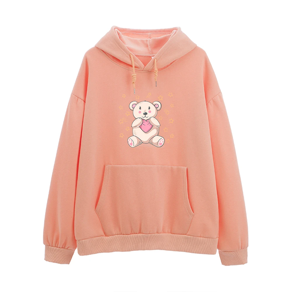 Bear Printed Cute Graphic Hoodies Aesthetic Sweatshirt Women Oversized Loose Hoodie Pullover Female Clothes 90s Hooded Coat
Bear Printed Cute Graphic Hoodies Aesthetic Sweatshirt Women Oversized Loose Hoodie Pullover Female Clothes 90s Hooded Coat