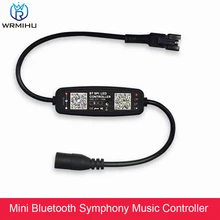 Mini Bluetooth-Compatible Smart Symphony Music Controller WS2811 WS2812B Light Strip APP Dimmer DC5-24V For Car Ambient Lamp
Mini Bluetooth-Compatible Smart Symphony Music Controller WS2811 WS2812B Light Strip APP Dimmer DC5-24V For Car Ambient Lamp