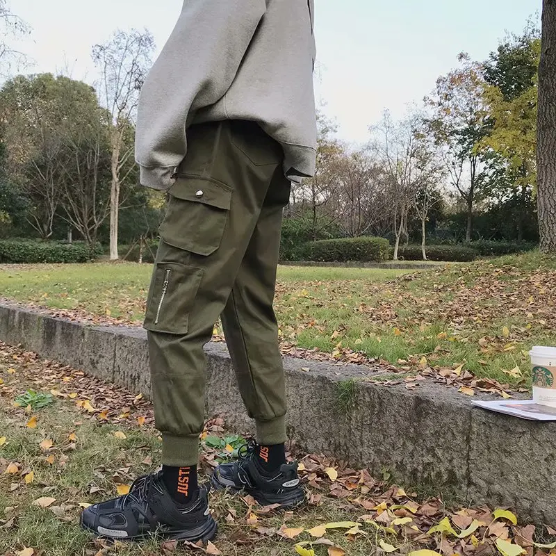 Spring Multi-pockets Bib Overall Men's Popular Brand Beam Leg Sports Pants BOY'S Function Hip Hop Loose-Fit Trend Harem Pants
Spring Multi-pockets Bib Overall Men's Popular Brand Beam Leg Sports Pants BOY'S Function Hip Hop Loose-Fit Trend Harem Pants
