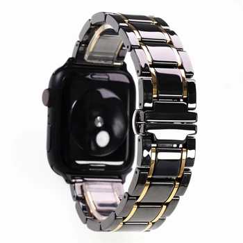 Ceramic Watch band for Apple Watch 4 5 44mm 40mm iwatch 3 2 38mm 42mm Ceramic and Stainless Steel Strap Bracelet Wristband belt
Ceramic Watch band for Apple Watch 4 5 44mm 40mm iwatch 3 2 38mm 42mm Ceramic and Stainless Steel Strap Bracelet Wristband belt