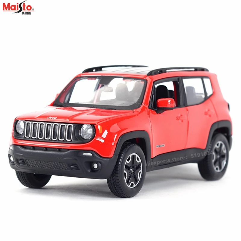 Maisto 1:24 Jeep RENEGADE Convertible alloy car model simulation car decoration collection gift toy
Maisto 1:24 Jeep RENEGADE Convertible alloy car model simulation car decoration collection gift toy