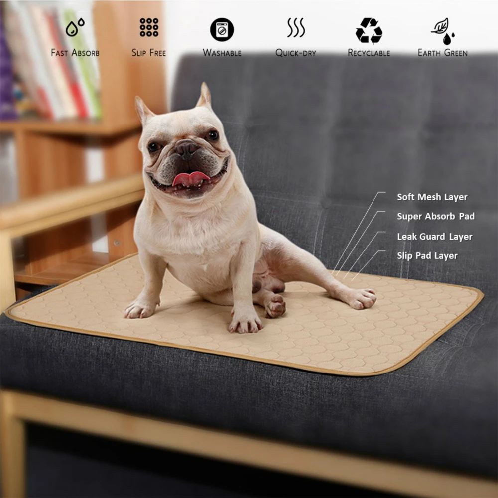 Washable Dog Diaper Mat Urine Absorbent Environment Friendly Diaper Mat Reusable Training Pad Dog Car Seat Cover Fofa Saver
Washable Dog Diaper Mat Urine Absorbent Environment Friendly Diaper Mat Reusable Training Pad Dog Car Seat Cover Fofa Saver