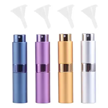 4 Pcs 8ml Perfume Spray Portable Refillable Rotating Mini Perfume Bottle for Travel
4 Pcs 8ml Perfume Spray Portable Refillable Rotating Mini Perfume Bottle for Travel