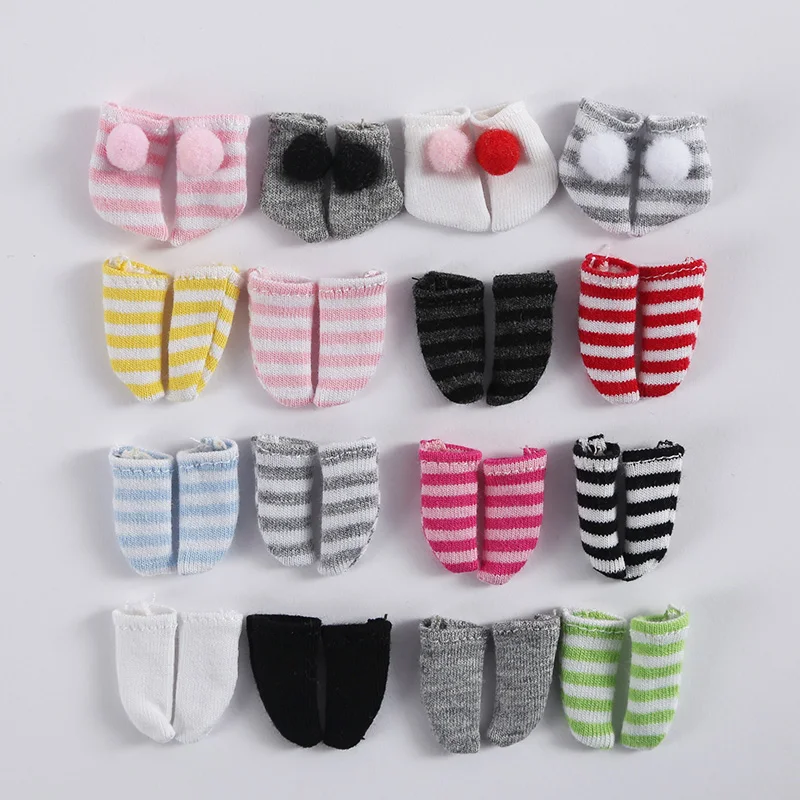 1Pairs Candy Colors Doll Stripe Socks for OB11 1/12 BJD obitsu 11 Doll Short Socks for Doll Shoes Accessories
1Pairs Candy Colors Doll Stripe Socks for OB11 1/12 BJD obitsu 11 Doll Short Socks for Doll Shoes Accessories