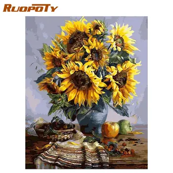 RUOPOTY Frame DIY Painting By Numbers Wall Art Picture Acrylic Chrysanthemum Flowers Paint By Numbers Kits For Home Decor Art 
RUOPOTY Frame DIY Painting By Numbers Wall Art Picture Acrylic Chrysanthemum Flowers Paint By Numbers Kits For Home Decor Art