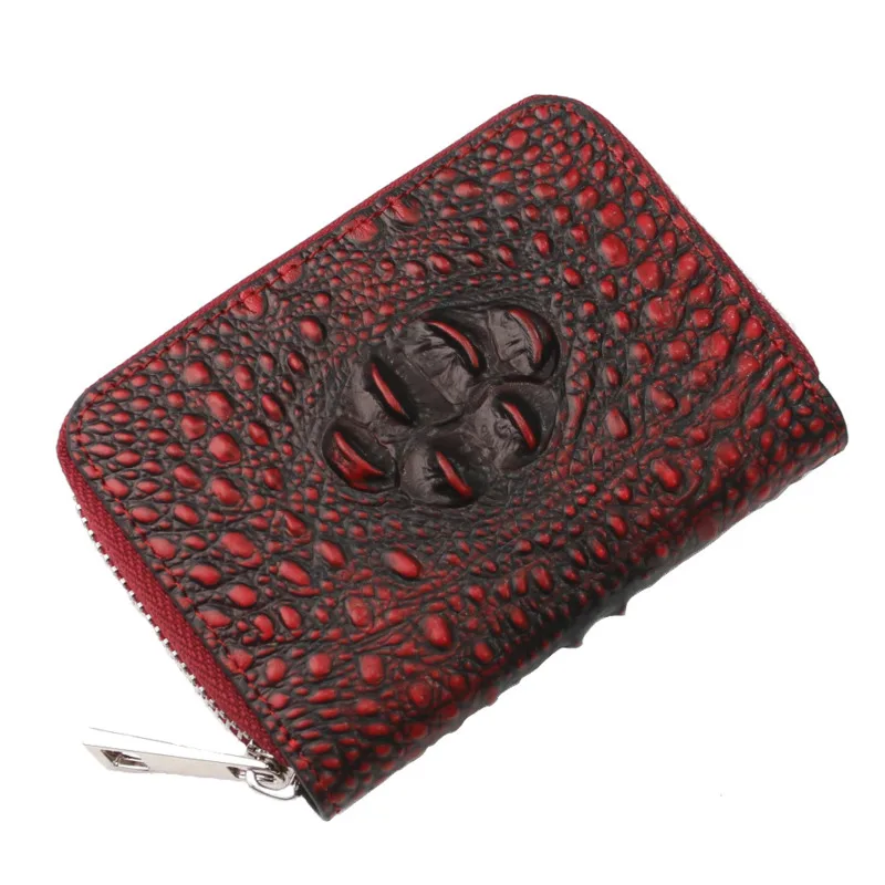 RFID Genuine Leather Wallets Women New Luxury Brand Designer High Quality Card Holder Crocodile Pattern Wallet With Zipper 
RFID Genuine Leather Wallets Women New Luxury Brand Designer High Quality Card Holder Crocodile Pattern Wallet With Zipper