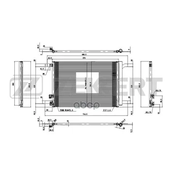 Radiator of conditioner Audi A3 IV 13-seat Leon III 12-skoda Octavia (5E3) 12-vw Golf VII 12-zekkert art. mk-3169
Radiator of conditioner Audi A3 IV 13-seat Leon III 12-skoda Octavia (5E3) 12-vw Golf VII 12-zekkert art. mk-3169