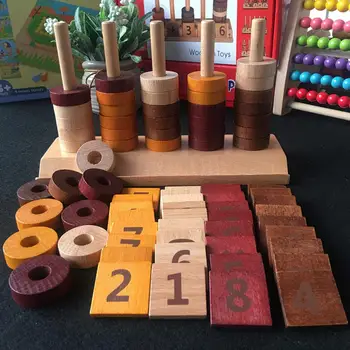 Learning Education Kids Toys Puzzle Counting Wooden Stacking Counting Rings Block Math Arithmetic Montessori Counting Toys
Learning Education Kids Toys Puzzle Counting Wooden Stacking Counting Rings Block Math Arithmetic Montessori Counting Toys