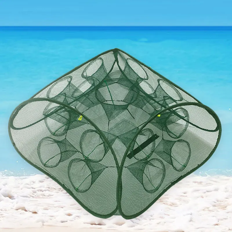 Folding Portable Automatic Fishing Net Shrimp Bait Cast Mesh Trap Cage Net Multi Holes &T8
Folding Portable Automatic Fishing Net Shrimp Bait Cast Mesh Trap Cage Net Multi Holes &T8