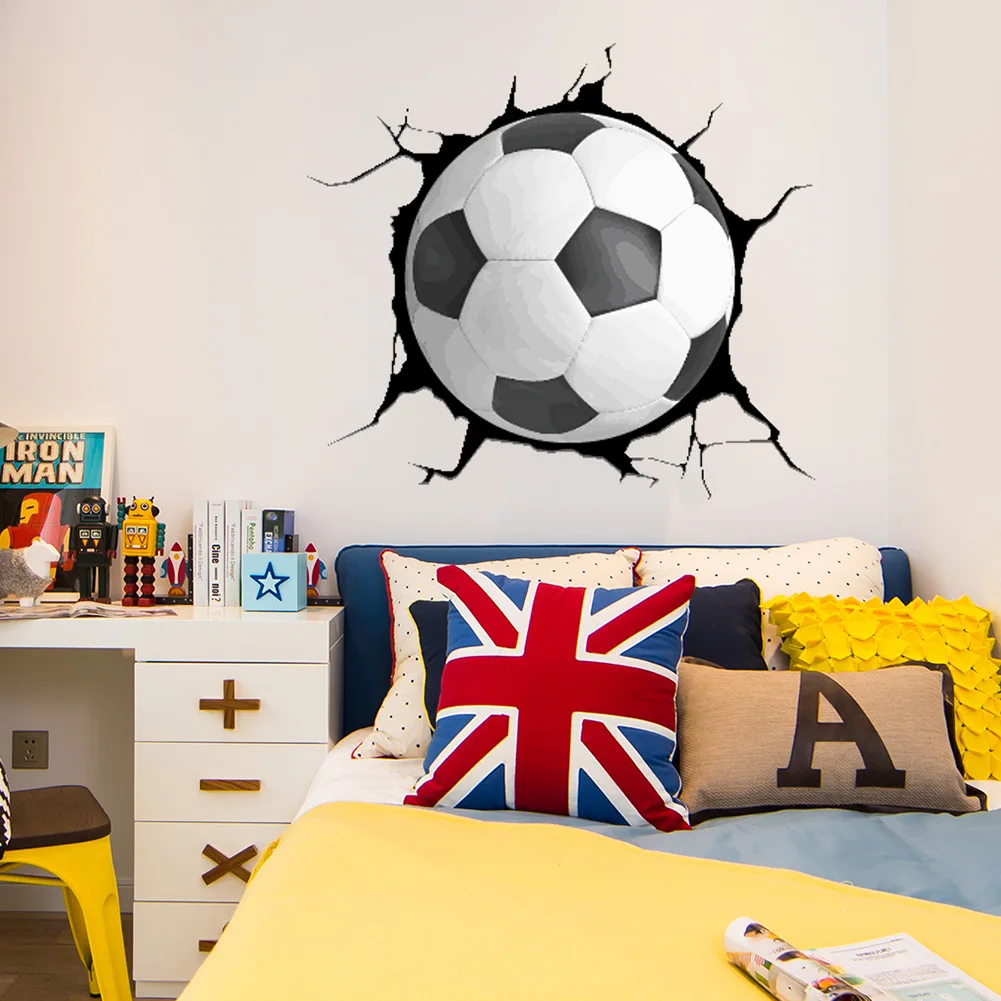 3D Creative Football Broken Family Window Sticker Sports Lovers Wall Sticker Children's Room Sticker Bedroom Decor Wallpaper
3D Creative Football Broken Family Window Sticker Sports Lovers Wall Sticker Children's Room Sticker Bedroom Decor Wallpaper