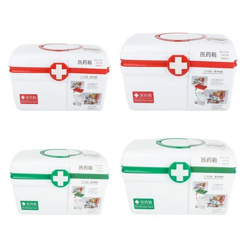 Emergency First Aid Box Organizer Rescue Drug Survival Kit Portable Storage for Household Survival Helping Decoration
Emergency First Aid Box Organizer Rescue Drug Survival Kit Portable Storage for Household Survival Helping Decoration