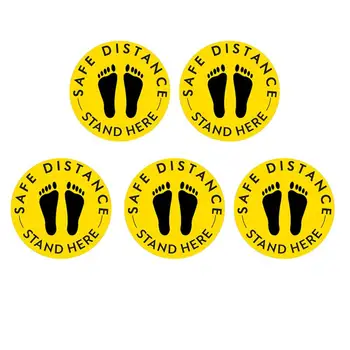 5 Pcs Sign Floor Sticker Durable Useful PVC Sign Round Decal Warm Reminder Sign for Shop Public Area
5 Pcs Sign Floor Sticker Durable Useful PVC Sign Round Decal Warm Reminder Sign for Shop Public Area