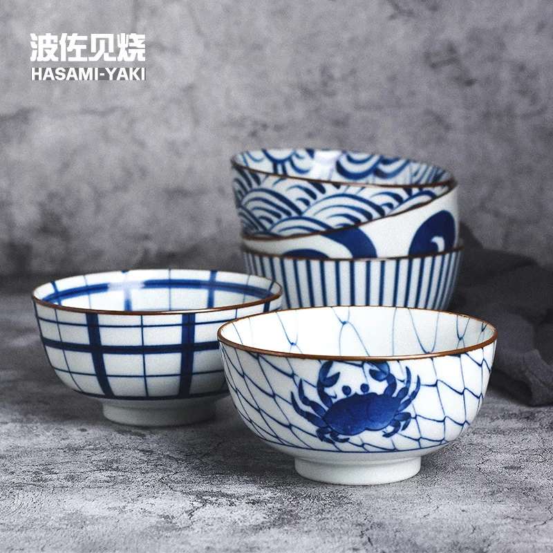 HASAMI Imported from Japan Ceramic Tableware Greenish Blue Sea Wave Series Japanese Style Soup Bowl Ramen Rounded Gift Box Set
HASAMI Imported from Japan Ceramic Tableware Greenish Blue Sea Wave Series Japanese Style Soup Bowl Ramen Rounded Gift Box Set