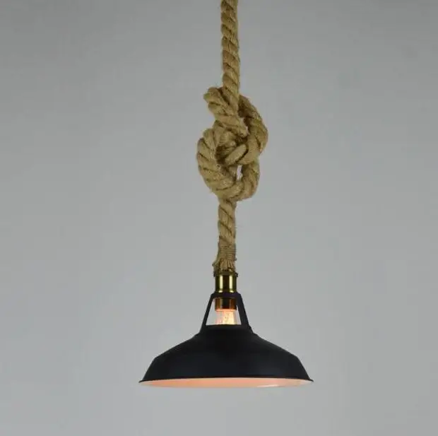 Creative Pendant Light Loft Personality Industrial Lamp Fashion Single Head Modern Country Vintage Style Lamp Rope pendant
Creative Pendant Light Loft Personality Industrial Lamp Fashion Single Head Modern Country Vintage Style Lamp Rope pendant