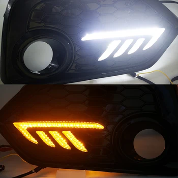 For Honda CIVIC hatchback 2016 2017 2018 2019 Daytime Running Light LED DRL fog lamp Driving lights Yellow Turn Signal Lamp
For Honda CIVIC hatchback 2016 2017 2018 2019 Daytime Running Light LED DRL fog lamp Driving lights Yellow Turn Signal Lamp