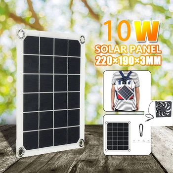 High Efficiency Solar Panel 10W Portable Solar Charger Fast for Exhaust Fan Light Camera
High Efficiency Solar Panel 10W Portable Solar Charger Fast for Exhaust Fan Light Camera