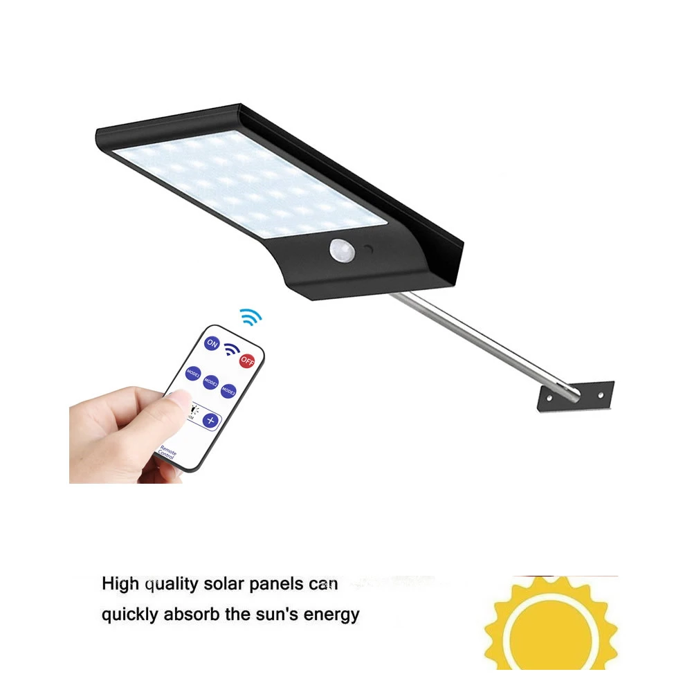 48/36LEDs PIR motion sensor Solar Street light 3 modes Outdoor wall spot lamp Waterproof Energy Saving Yard Path garage Garden
48/36LEDs PIR motion sensor Solar Street light 3 modes Outdoor wall spot lamp Waterproof Energy Saving Yard Path garage Garden