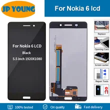 Ensemble écran tactile LCD de remplacement, 5.5 pouces, pour Nokia 6 n6 TA-1021 TA-1033 TA-1025=