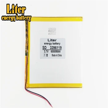 3.7 v 6000mAh Large capacity ultra-thin MID Tablet Polymer Lithium Battery built-in Protection Plate 3396119
3.7 v 6000mAh Large capacity ultra-thin MID Tablet Polymer Lithium Battery built-in Protection Plate 3396119