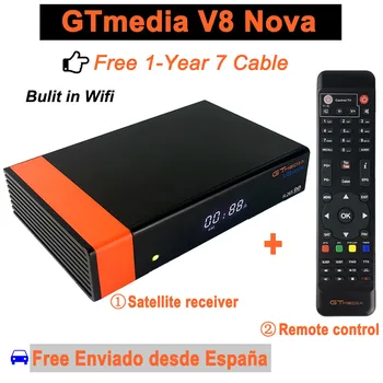 Gtmedia V8 Nova Satellite Receiver 1080P HD built-in WIFI power by freesat v8 super DVB-S2 1 Year spain 7 line for 1 Year TV Box
Gtmedia V8 Nova Satellite Receiver 1080P HD built-in WIFI power by freesat v8 super DVB-S2 1 Year spain 7 line for 1 Year TV Box