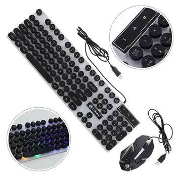 USB Wired Backlit Gaming Keyboard with Mouse for PC Laptop Waterproof Keyboard Mouse Combos Caming Accessories
USB Wired Backlit Gaming Keyboard with Mouse for PC Laptop Waterproof Keyboard Mouse Combos Caming Accessories