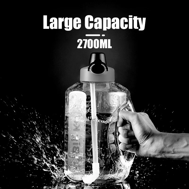 2700ml Outdoor Fitness Sports Bottle Kettle Large Capacity Portable Climbing Bicycle Milk Water Bottles BPA Free Gym Space Cups
2700ml Outdoor Fitness Sports Bottle Kettle Large Capacity Portable Climbing Bicycle Milk Water Bottles BPA Free Gym Space Cups